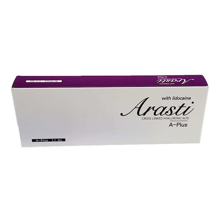 فیلر Arasti A-plus مناسب تزریق در گونه، چانه و زاویه فکی