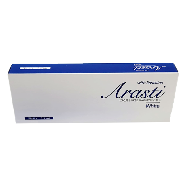فیلر Arasti White مناسب تزریق در زیر چشم، شقیقه و خط اخم