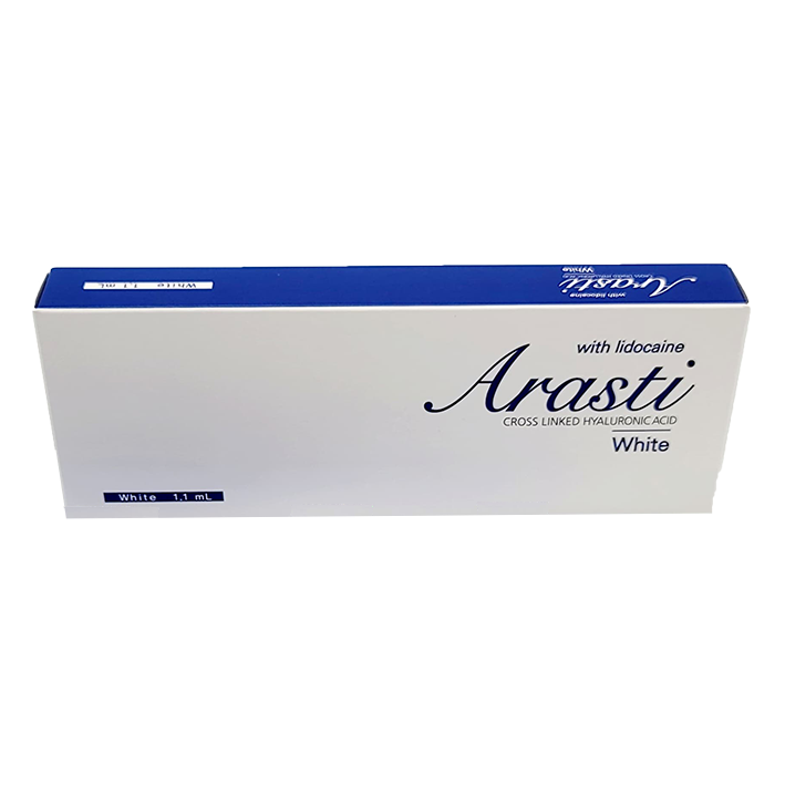 فیلر Arasti White مناسب تزریق در زیر چشم، شقیقه و خط اخم