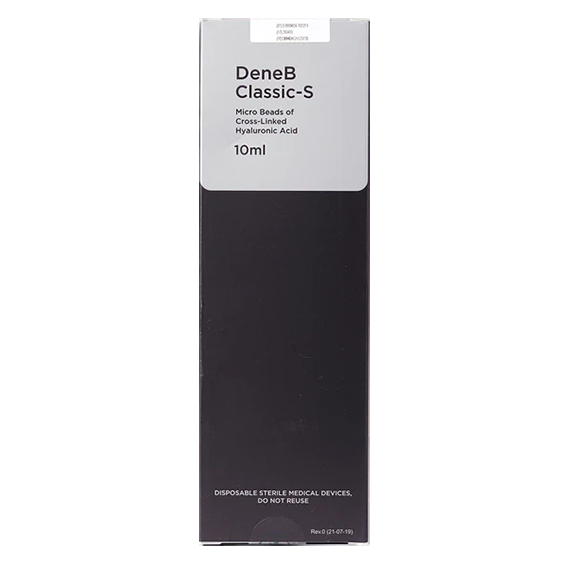 فیلر صورت DeneB Classic-S ساخت کره جنوبی، مناسب برای تزریق در پیشانی، گونه، لب‌ها و خطوط عمیق صورت